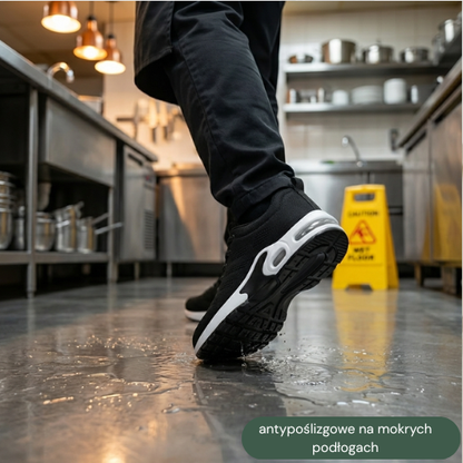 Buty do 12-godzinnej zmiany łagodzące ból stóp, kolan i pleców przez cały dzień