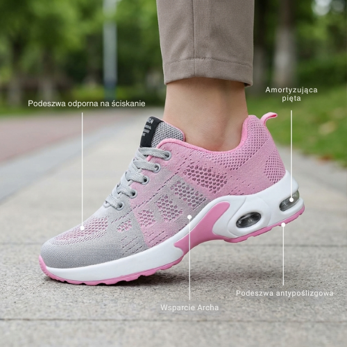 Buty do 12-godzinnej zmiany łagodzące ból stóp, kolan i pleców przez cały dzień