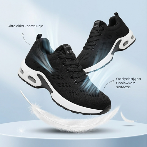 Buty do 12-godzinnej zmiany łagodzące ból stóp, kolan i pleców przez cały dzień